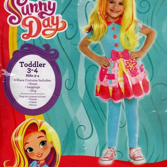 Nickelodeon Sunny Day stylist costume Toddler 3-4
